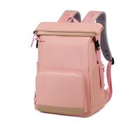 HiChiclife Lightweight Backpack Pink 18-21L, Stylish Waterproof Rucksack for Women, Small Expandable Laptop Bag 15.6 Inch for School, Work & Everyday Use