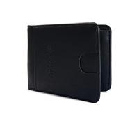 HiChiclife Slim RFID Card Wallet for Men, PU Leather Minimalist Wallet, No Coin Pocket, Ultra Thin Front Pocket Card Holder - Black