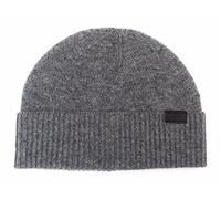 Hickey Freeman 100% Italian Cashmere Hat for Men - Ultra-Soft Men’s Knit Luxury Beanie, Grey, One size