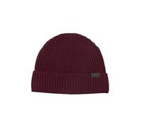 Hickey Freeman 100% Italian Cashmere Hat for Men - Ultra-Soft Men’s Knit Luxury Beanie, New Bordeaux, One size