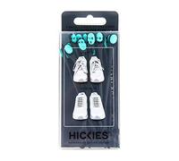 HICKIES 1.0 Elastic One Size Fits All No-tie Shoelaces - Black and Mint (14 laces, Works In All Shoes)