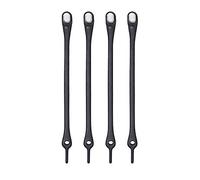 HICKIES Tie-Free Laces (2.0 New) - Black/Silver