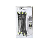 HICKIES Tie-Free Laces (2.0 New) - Black/Yellow
