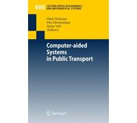 Hickman - Computer-aided Systems in Public Transport - New paperback o - X555z