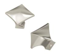 Hickory Hardware H076014-SN-10B Twist Collection Pull, 1-1/4 Inch Diameter, Satin Nickel, 10 Count