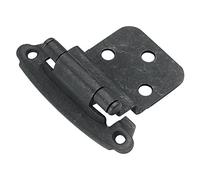 Hickory Hardware P243-BI Surface Self-Closing Hinge, Black Iron, 1 Count (Pack of 1)