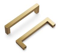 Hickory Hardware Skylight Collection Cabinet Pulls, Kitchen Handles for Cabinets and Drawers and Bathroom Hardware, 3-3/4 Inch Center to Center, Champagne Bronze, 10 Pack