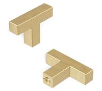 Hickory Hardware Skylight Collection T-Knob 1-5/8 Inch x 3/8 Inch Champagne Bronze Finish