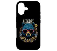 Hickory NC Fun Bear Wearing Glasses Flowers Design Case for iPhone 17
