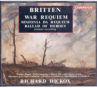 HICKOX,RICHARD/LSO & CHORUS - WAR REQUIEM/SINFONIA DA REQUIEM (1 CD)