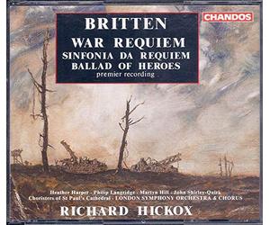 HICKOX,RICHARD/LSO & CHORUS - WAR REQUIEM/SINFONIA DA REQUIEM (1 CD)