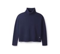 Hicks & Brown Women's Sophia Roll Neck Jumper - Navy - Size: Small