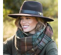Hicks & Brown x Fairfax & Favor Halesworth Wide Brim Fedora - Dark Brown - Size: Large