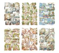 HICOHAND PET Scrapbook Stickers, 60PCS Lazy Time Theme Stickers for Scrapbooking Journaling Crafting DIY Crafts Waterproof Journaling Supplies Junk Journal Ephemera