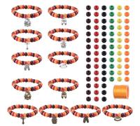 HICOHAND Religious Beads Kit, 24 Set Religious Bible Beads with Shield Sword Pendants Charms for DIY Bracelet Put on The Whole Armor of God Christian Jewelry Crafts