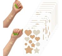 HICOHAND Tattoo Cover Up Patch, 15 PCS Ultra Thin Patch for Tattoo Scar and Birthmarks Waterproof Sweatproof Sticker Patch for Covering Up Scars Tattoos