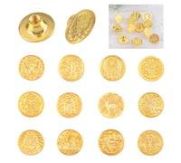 HICOHAND Wax Seal Stamp Heads Set, 12 PCS Brass Magic Theme Seal Stamp Replacement Heads Wax Stamp Head for Wedding Invitations Envelopes Craft Envelope Sealing Greeting Card Gift Package Wrapping