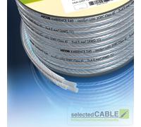 HICON Ambience 2x 4 MM ² Ofc Class 6 Speaker Cable Silver Plated From 1m HIA-240