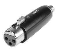 Hicon HI-X3CI-FF XLR to RCA Adapter 1 Pc Socket-Phono Connector