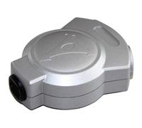 Hicon POF-810 Digital Audio Y Adapter 1x Toslink to 2x Toslink Silver