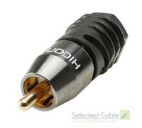 HICON Rca Plug Gold Plated Screw Contact Solderless Mount Hi-cm0.8/3.7-sm