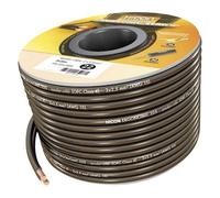 Hicon HIE-225-2000 Speaker Cable 2x2.50mm² Black 20m Low Ohm High ...