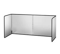 hicoosee Portable Splatter Guard Splatter Shield for Cooking Nonstick Oil Splash Guard Back Splatter Screen for Frying Stove Backsplash Guard Kitchen, L