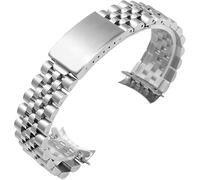 HiCycle2 20mm Jubilee Watch Band Replacement For 36mm Rolex Datejust 1601 1602,16233,16234,16200,1603 (Silver)