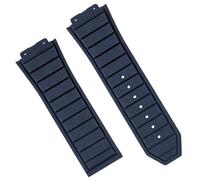 HiCycle2 28mm Silicone Rubber Strap Band Replacement For H Hublot 48mm Big Bang King Power Ceramic Watch Blue
