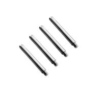 HiCycle2 4 Pcs Screws Link Pins Tube Replacement for Rolex Submariner GMT Datejust Oyster Watch Strap, sliver, 15.6×1.2×1.1mm, Minimalist