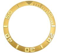 HiCycle2 Ceramic Bezel Insert Replacement For Rolex 40mm Yachtmaster 16622 16623 116622 116623 Steel (Gold)