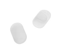 HiCycle2 Eyeglasses nose pads Mykita Replacement for Mykita Eyeglasses White Silicone Nose Pads Nosepads 3 Pairs Snap-On Press-In, White