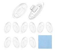 HiCycle2 glasses nose pads Eyeglasses Nose Pads Replacement for Nose Pads Replacement for Oakley Crosshair2.0/WireTap/Whisker Soft Silicone Glasses Spectacle Nose Pads (press-on1)