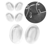 HiCycle2 Glasses Nose Pads Rimless/Frameless Glasses Eyeglasses Frames,Replacement for Silhouette Eyeglasses Rimless Eyewear Nose Pieces,Plug-in/Slot-in Nose Bridge Pads11*8mm 3 Pairs
