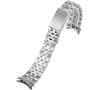 HiCycle2 Jubilee Watch Band Replacement For Lady Tudor Princes Oyster Date Two Tone 13mm, Silver, 19mm