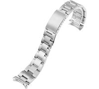 HiCycle2 Oyster Watch Band Bracelet Replacement For Rolex 20mm Datejust Submariner 16013 16014 16233 16234 Heavy Stainless Steel (Silver,polish)