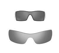 HiCycle2 Polarized Replacement Lenses for Oakley Batwolf Sunglass-Multi Options (silver)