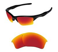 HiCycle2 Polarized Replacement Lenses for Oakley Half jacket 2.0 XL Sunglass-Multi Options (red)
