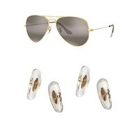 HiCycle2 Replacement 2 pairs Nose Pads suit for Aviator RB3025 RB3539 RB3447 RB4263 RB3548 RB3716 RB3816 RB3548N Sunglasses Repair Kits,Bonu Bag (Gold)