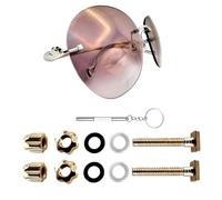 HiCycle2 Replacement Screws for Cartier Rimless Sunglasses Square Screws/Caps Replacement for Big C Decor Rimless Screws kit Sunglasses Repair Kit (Set of 2)
