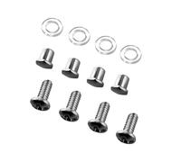 Hicycle2 Replacement Screws for Prada Eyeglasses Sunglasses to Mount Lenses (Silver)