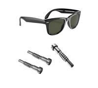 HiCycle2 Replacement Screws for Ray Ban RB4105 Folding Wayfarer Replacement Temple Hinge Screws Genuine with screwdriver