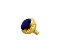 HiCycle2 Sapphire Crystal Watch Crown Replacement for Cartier Ballon Bleu Watch Waterproof Crown 6mm, Gold, S