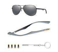 HiCycle2 Sunglasses Arms Temple Replacement for Ray Ban RB8313 Sungalsses Temple Arms Carbon Fibre 8313M
