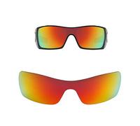 HiCycle2 Sunglasses Lenses Replacement for Oakley Batwolf OO9101 Sunglass-Multi Options(red)