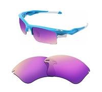 HiCycle2 Sunglasses Lenses Replacement for Oakley Fast Jacket XL OO9156 Sunglass(purple)