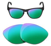 HiCycle2 Sunglasses Lenses Replacement for Oakley Frogskins OO9013 - Multiple Options(green)