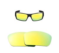 HiCycle2 Sunglasses Lenses Replacement for Oakley Gascan OO9014 60MM Sunglasses with Lens Cloth(GOLD)