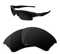 HiCycle2 Sunglasses Lenses Replacement for Oakley Half Jacket XLJ Sunglass-Multi Options(Black)