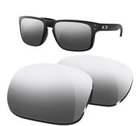 HiCycle2 Sunglasses Lenses Replacement for Oakley Holbrook lenses Sunglasses OO9102 55MM thickness:2.0mm(SILVER)